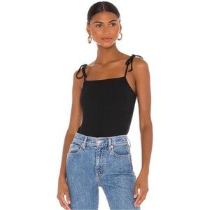 NWT-BCBGeneration  Square Neck Tie Strap Bodysuit